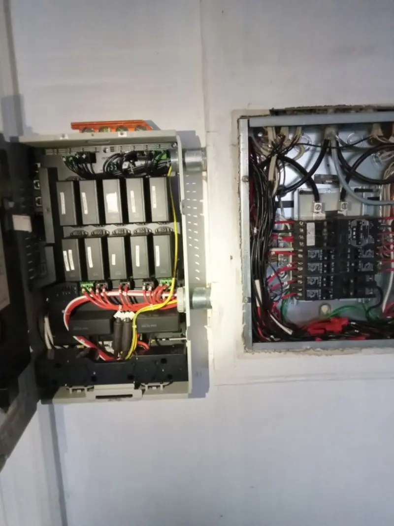 Electrical panel upgrade completed for Indoor Lighting Installation in Kirkland